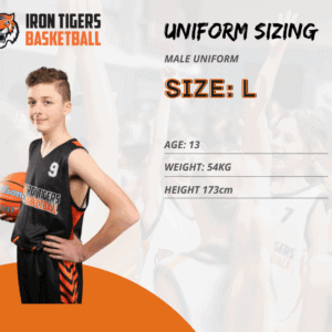 Iron Tigers Basketball Uniform - Large