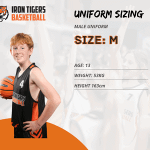 Iron Tigers Basketball Uniform - Medium