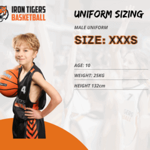 Iron Tigers Basketball Uniform - XXXS