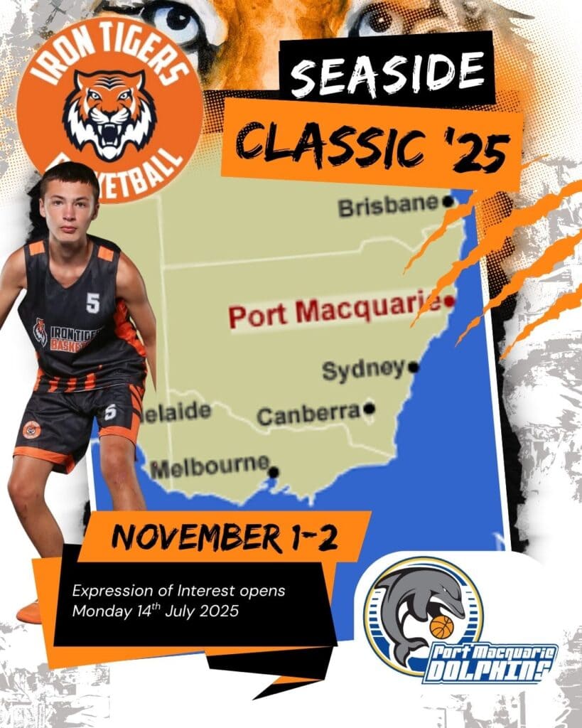 Iron Tigers Basketball Club Unleashed Tour - Port Macquarie Seaside Classic November 2025