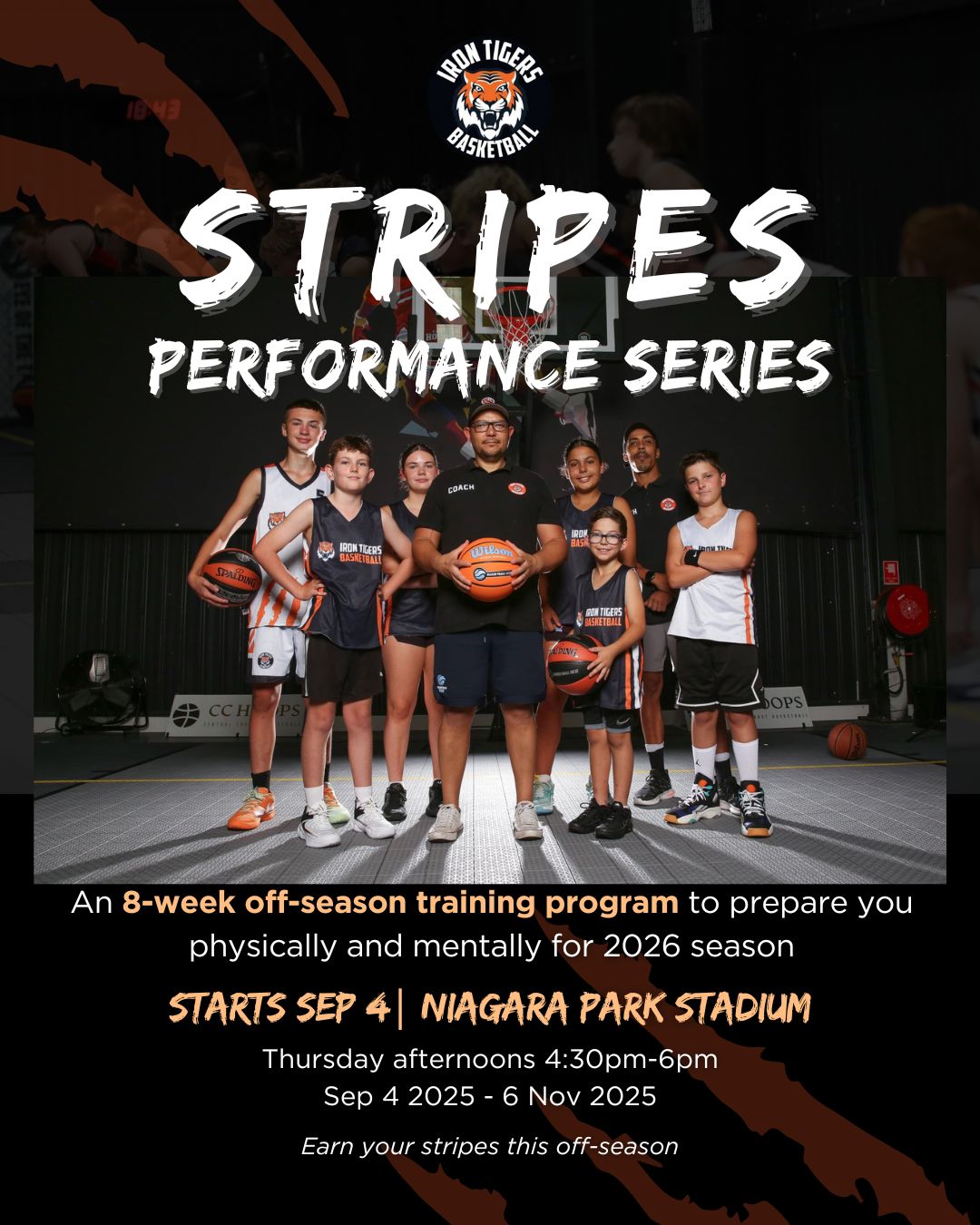 Iron Tigers Basketball Club | Stripes Performance Series
