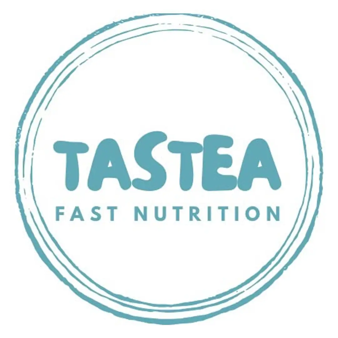 Tastea Fast Nutrition logo sponsor of Iron Tigers Basketball