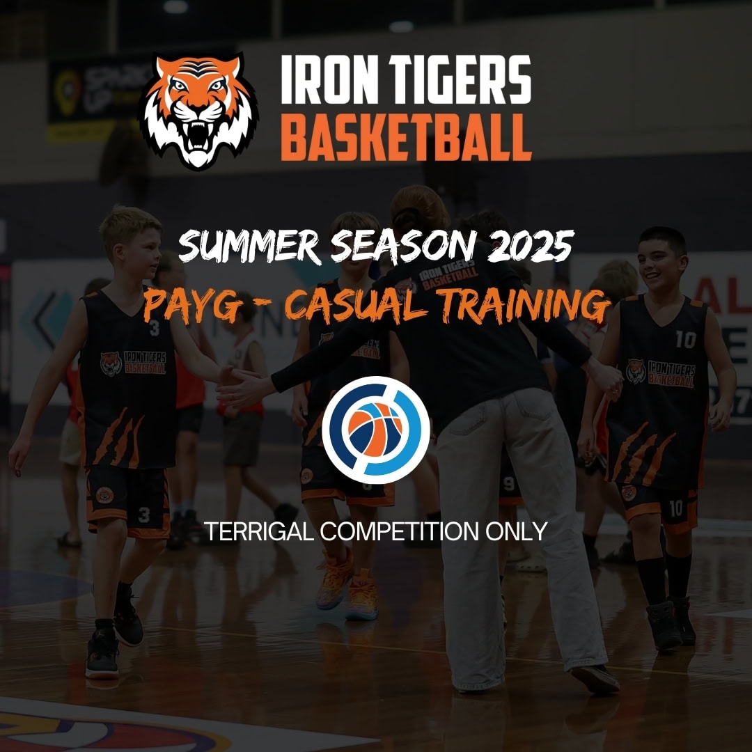 IRON TIGERS BASKETBALL CLUB - Pay as you go casual training attendance