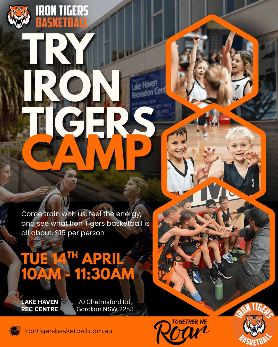 Try Iron Tigers Camp – Lakehaven (14 April)