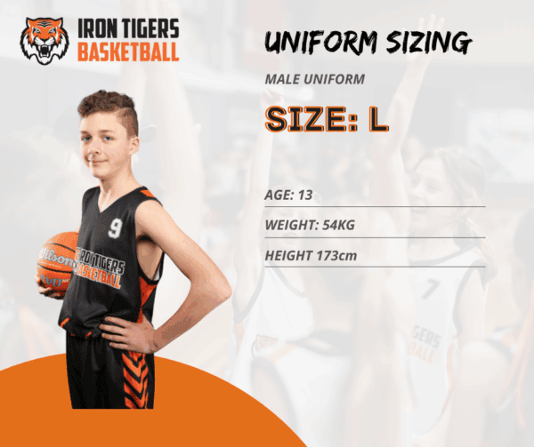 Iron Tigers Basketball Uniform - Large