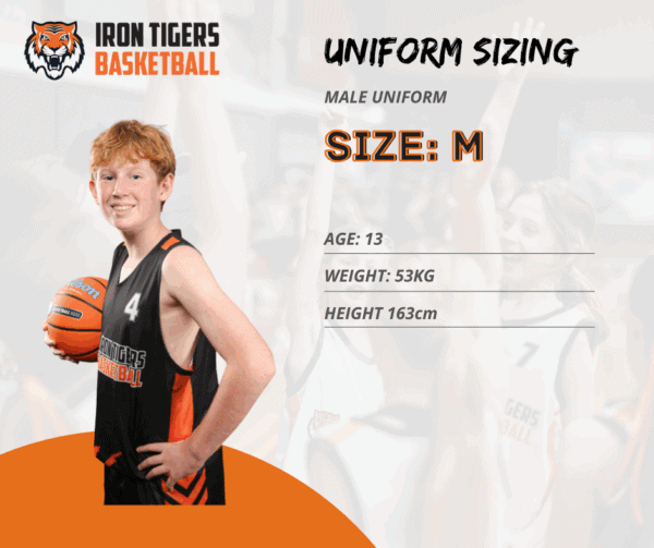 Iron Tigers Basketball Uniform - Medium