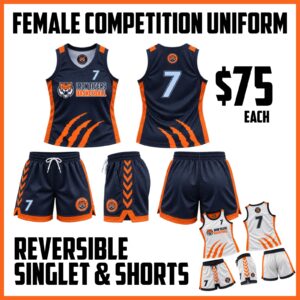 Female Uniform - Iron Tigers Basketball