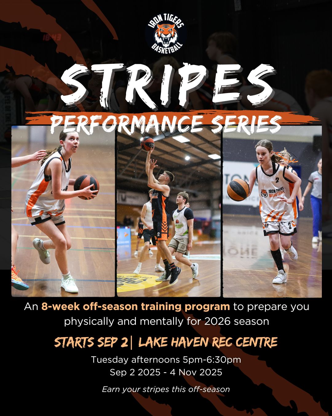 Stripes Performance Series - Lake Haven Rec Centre